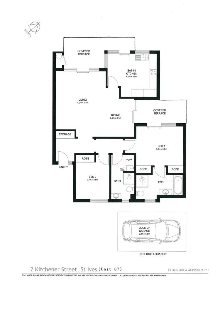 Floorplan of Homely apartment listing, 87/2 Kitchener Street, St Ives NSW 2075