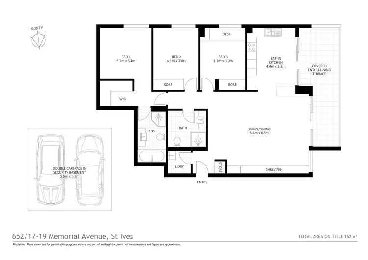 Floorplan of Homely apartment listing, 652/17-19 Memorial Avenue, St Ives NSW 2075
