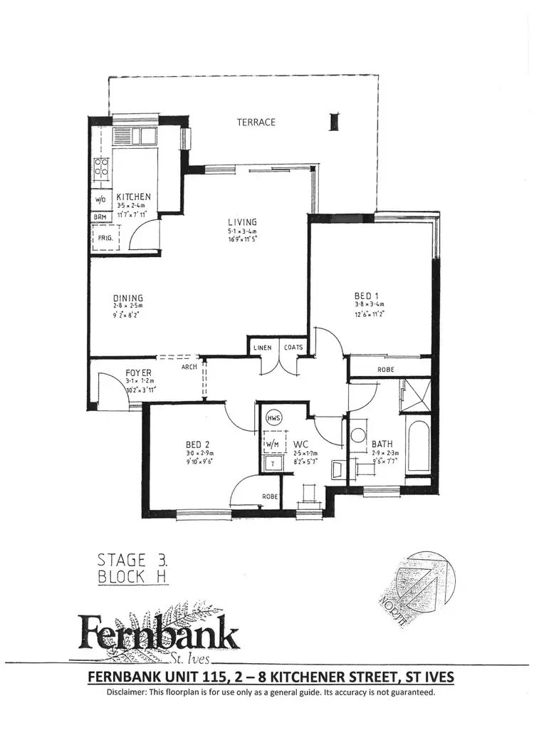 Floorplan of Homely apartment listing, 115/2 Kitchener Street, St Ives NSW 2075