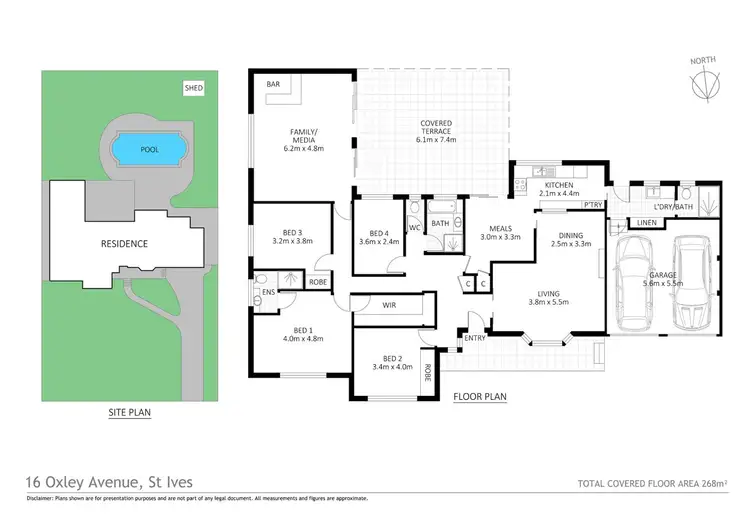 Floorplan of Homely house listing, 16 Oxley Avenue, St Ives NSW 2075