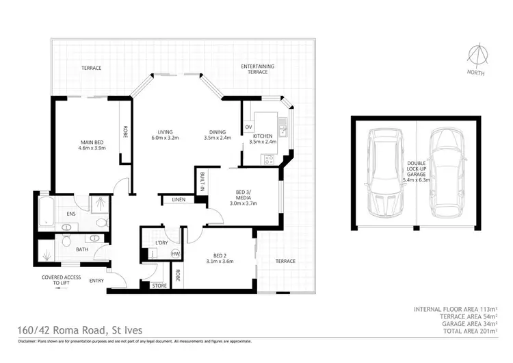 Floorplan of Homely apartment listing, 160/42 Roma Road, St Ives NSW 2075