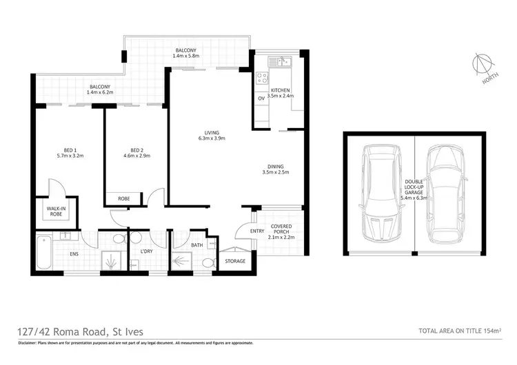 Floorplan of Homely apartment listing, 127/42 Roma Road, St Ives NSW 2075