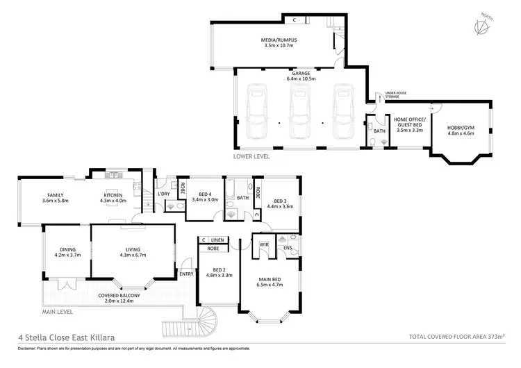 Floorplan of Homely house listing, 4 Stella Close, East Killara NSW 2071