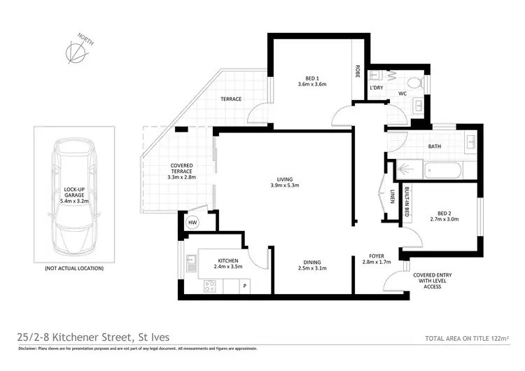 Floorplan of Homely apartment listing, 25/2-8 Kitchener Street, St Ives NSW 2075