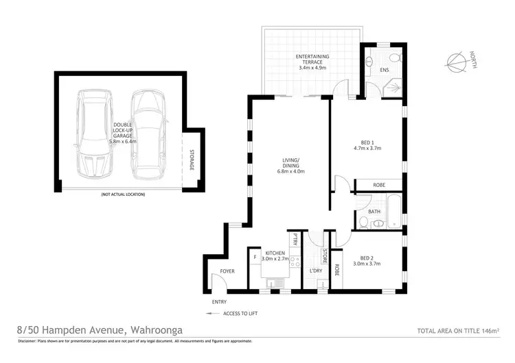 Floorplan of Homely apartment listing, 8/50 Hampden Road, Wahroonga NSW 2076