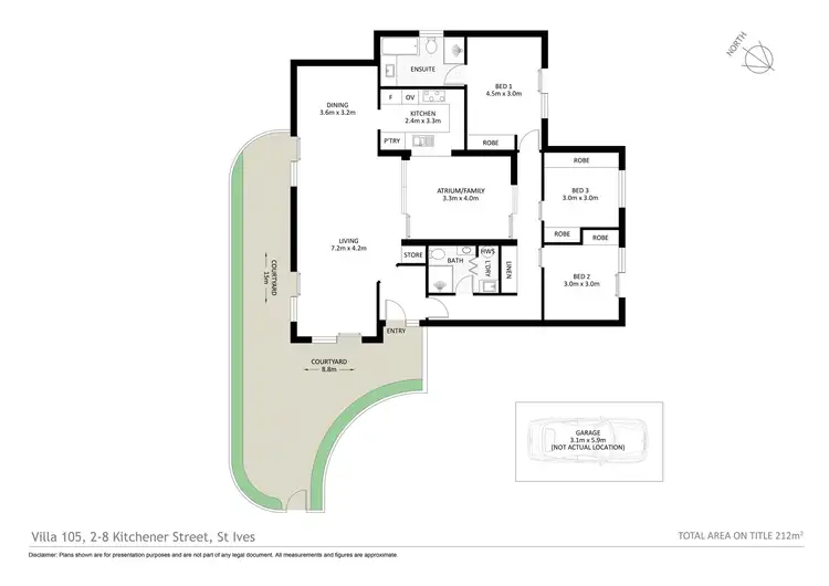 Floorplan of Homely villa listing, Villa 105/2 Kitchener Street, St Ives NSW 2075