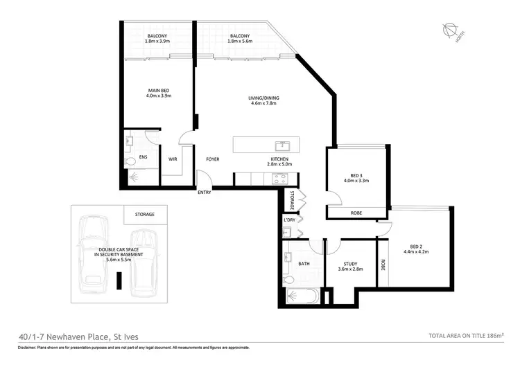 Floorplan of Homely apartment listing, 40/1-7 Newhaven Place, St Ives NSW 2075