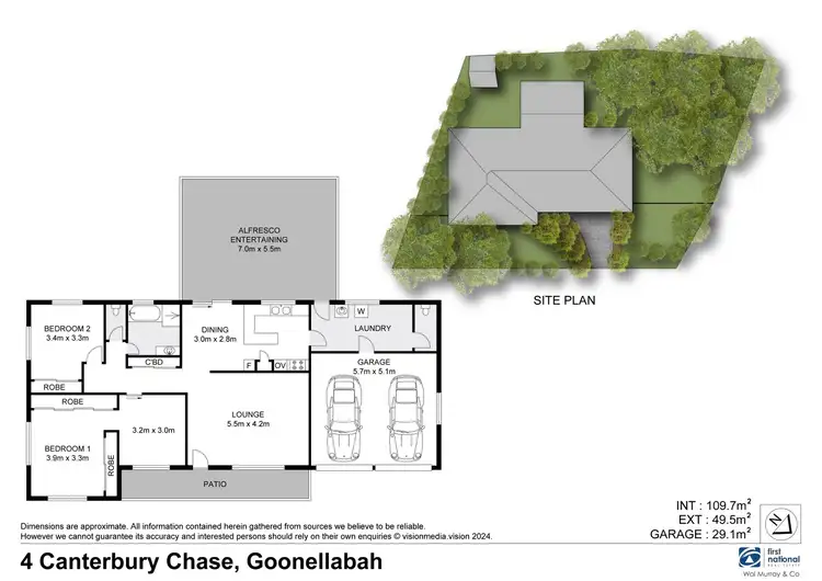 Floorplan of Homely house listing, 4 Canterbury Chase, Goonellabah NSW 2480