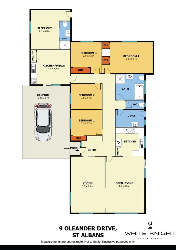 Floorplan of Homely house listing, 9 Oleander Drive, St Albans VIC 3021