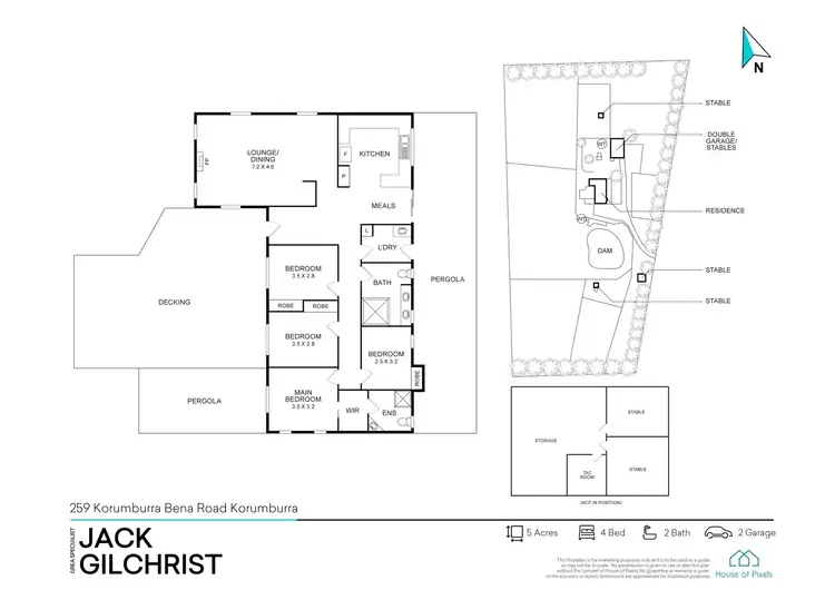 Floorplan of Homely rural property listing, 259 Korumburra-Bena Road, Korumburra VIC 3950