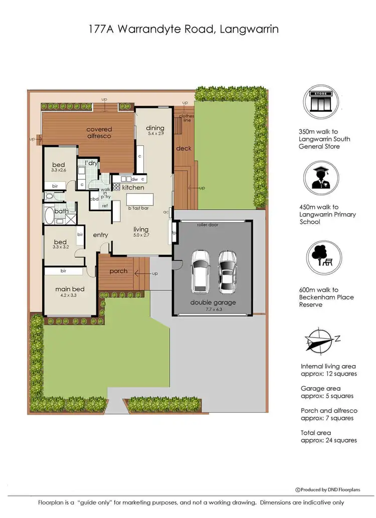 Floorplan of Homely house listing, 177A Warrandyte Road, Langwarrin VIC 3910
