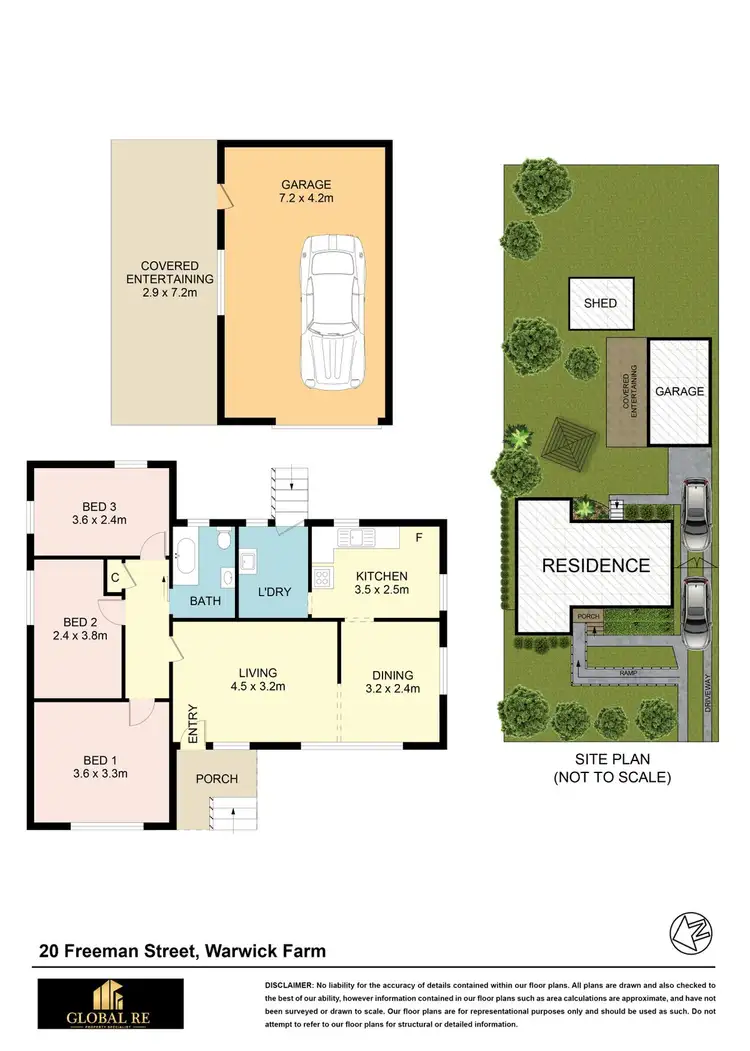 Floorplan of Homely house listing, 20 Freeman Street, Warwick Farm NSW 2170