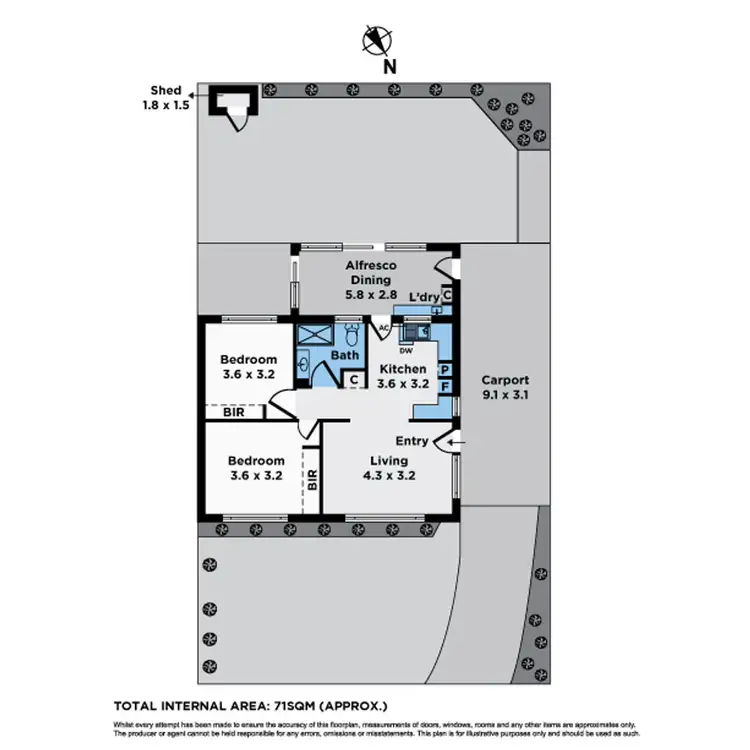 Floorplan of Homely house listing, 5 Overman Court, Essendon VIC 3040