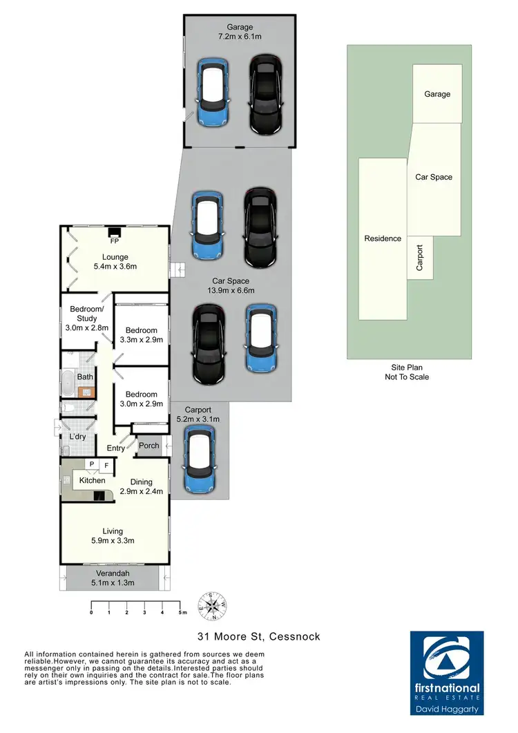 Floorplan of Homely house listing, 31 Moore Street, Cessnock NSW 2325