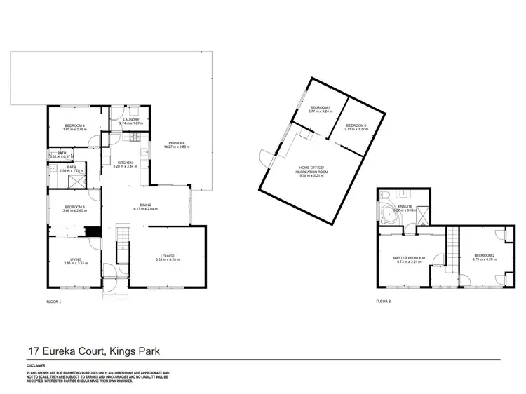 Floorplan of Homely house listing, 17 Eureka Court, Kings Park VIC 3021