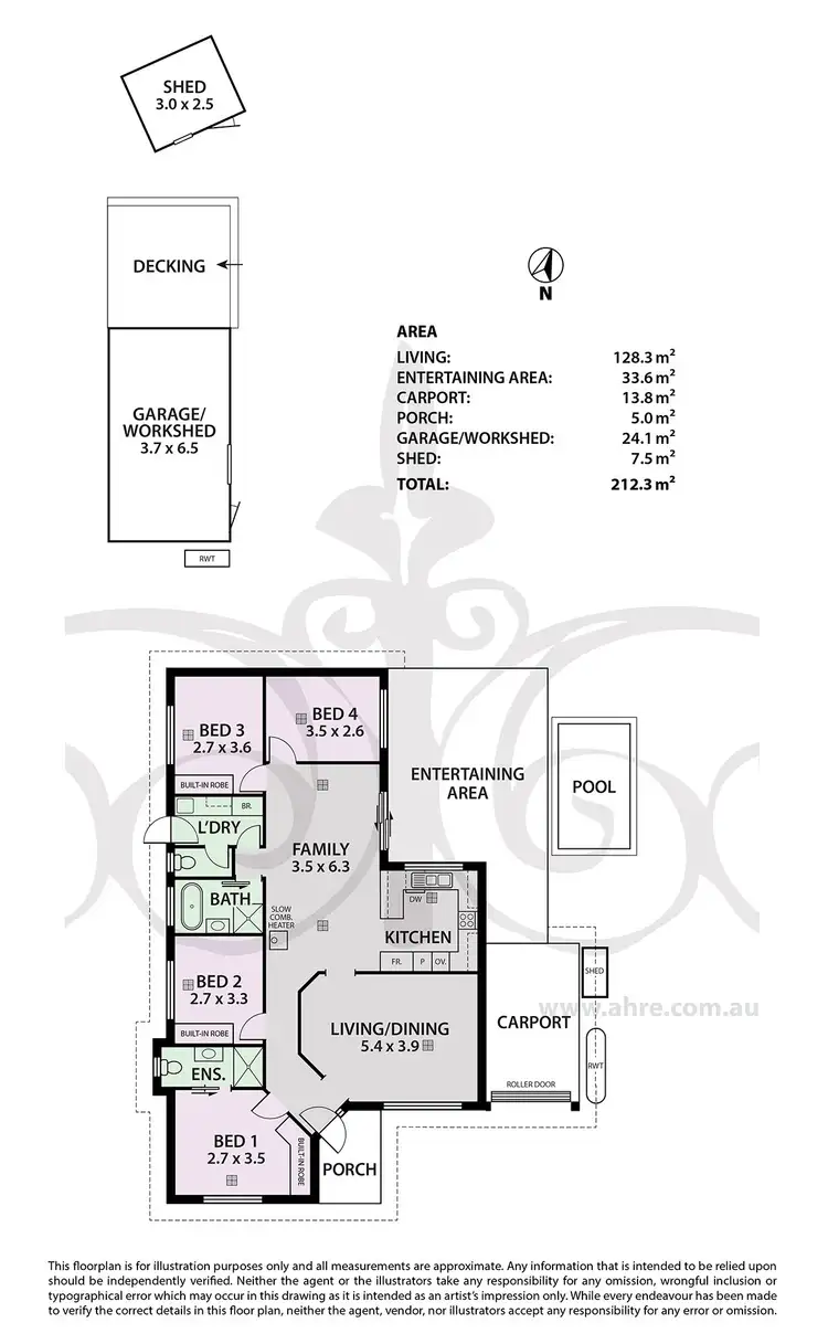 Floorplan of Homely house listing, 6 Herriot Court, Mount Barker SA 5251