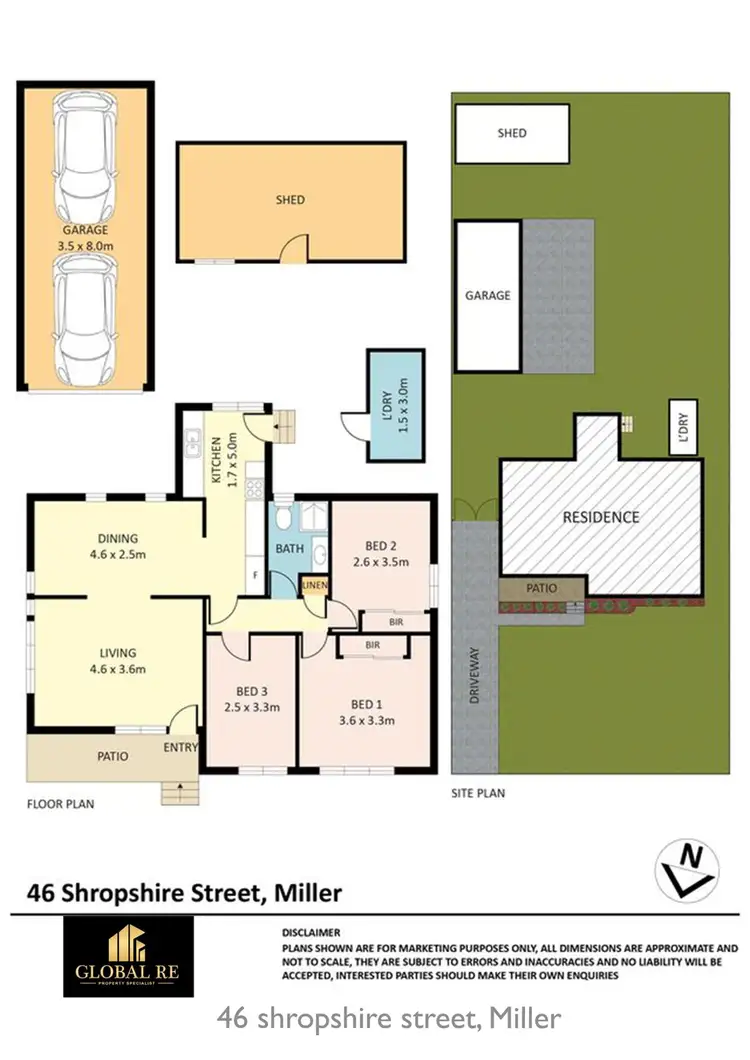 Floorplan of Homely house listing, 46 Shropshire Street, Miller NSW 2168