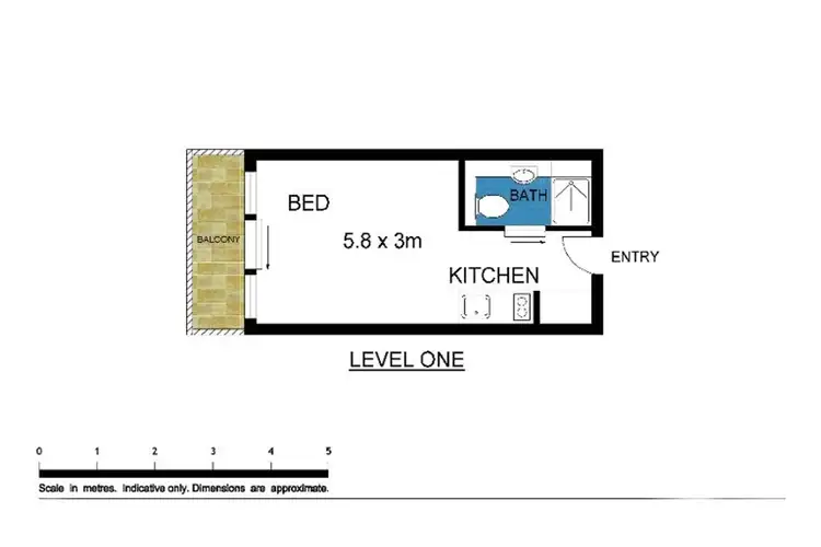Floorplan of Homely apartment listing, 213/22 Orr Street, Carlton VIC 3053