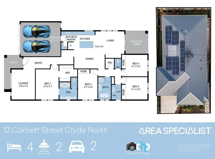 Floorplan of Homely house listing, 12 Corbett Street, Clyde North VIC 3978
