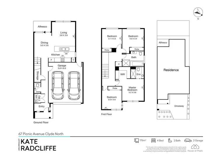 Floorplan of Homely house listing, 67 Picnic Avenue, Clyde North VIC 3978