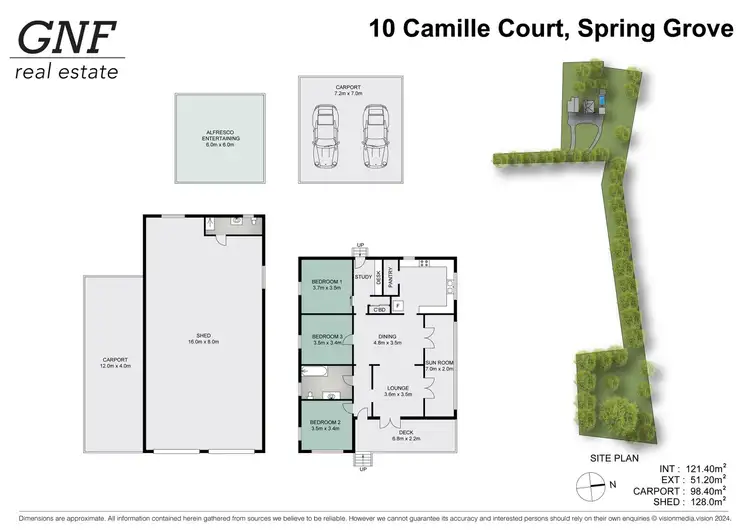 Floorplan of Homely house listing, 10 Camille Court, Spring Grove NSW 2470