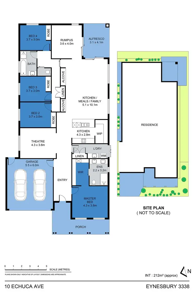 Floorplan of Homely house listing, 10 ECHUCA AVENUE, Eynesbury VIC 3338