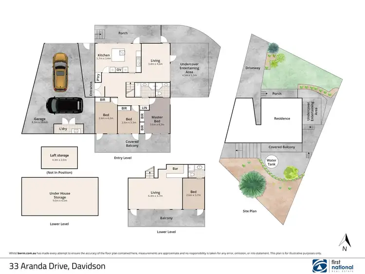 Floorplan of Homely house listing, 33 Aranda Drive, Davidson NSW 2085