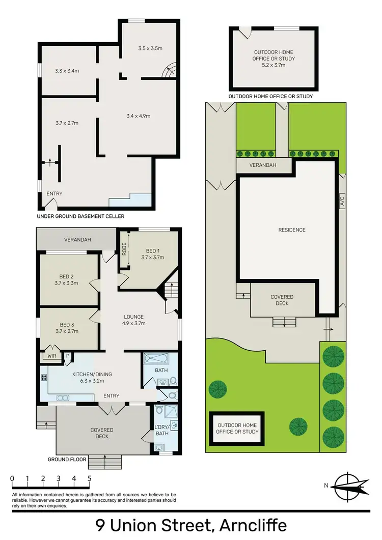Floorplan of Homely house listing, 9 Union Street, Arncliffe NSW 2205