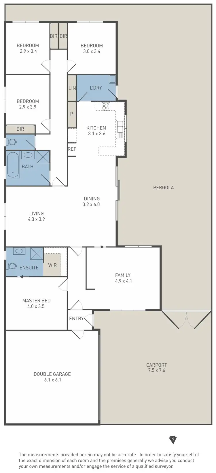 Floorplan of Homely house listing, 15 Woorite Place, Wyndham Vale VIC 3024