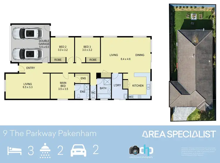 Floorplan of Homely house listing, 9 The Parkway, Pakenham VIC 3810
