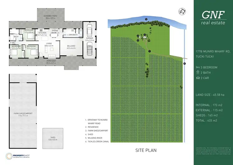 Floorplan of Homely rural property listing, 177B Munro Wharf Road, Tucki Tucki NSW 2480