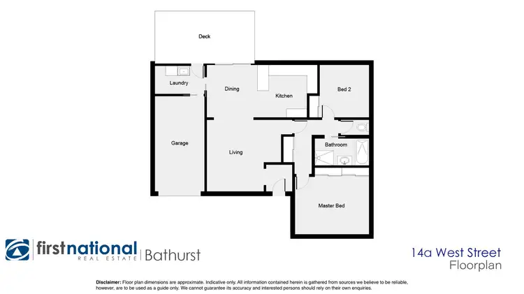 Floorplan of Homely house listing, 14A West Street, West Bathurst NSW 2795