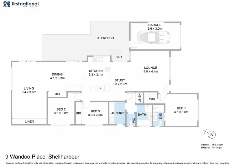 Floorplan of Homely house listing, 9 Wandoo Place, Shellharbour NSW 2529