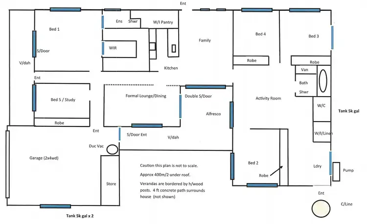 Floorplan of Homely rural property listing, 15 Eureka Station Road, Eureka QLD 4660