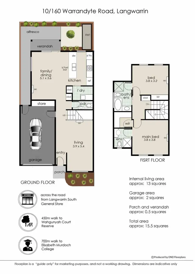 Floorplan of Homely unit listing, 10/160 Warrandyte Road, Langwarrin VIC 3910