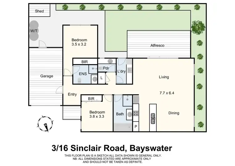 Floorplan of Homely house listing, 3/16 Sinclair Road, Bayswater VIC 3153