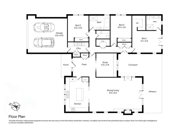Floorplan of Homely house listing, 17 CLOVER TREE CIRCUIT, Woodend VIC 3442
