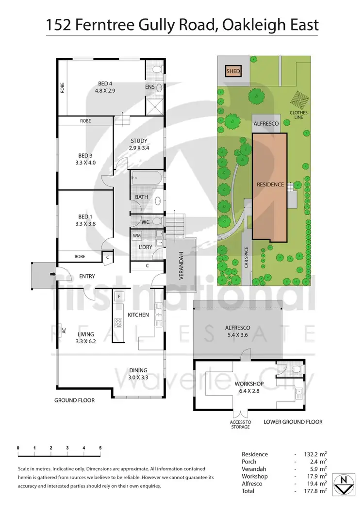 Floorplan of Homely house listing, 152 Ferntree Gully Road, Oakleigh East VIC 3166