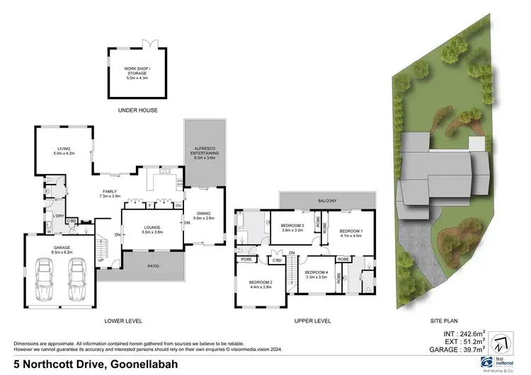 Floorplan of Homely house listing, 5 Northcott Drive, Goonellabah NSW 2480