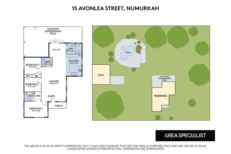 Floorplan of Homely house listing, 15 Avonlea Street, Numurkah VIC 3636