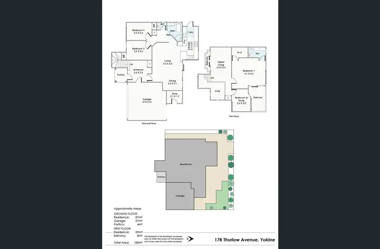 Floorplan of Homely house listing, 17B Thurlow Avenue, Yokine WA 6060
