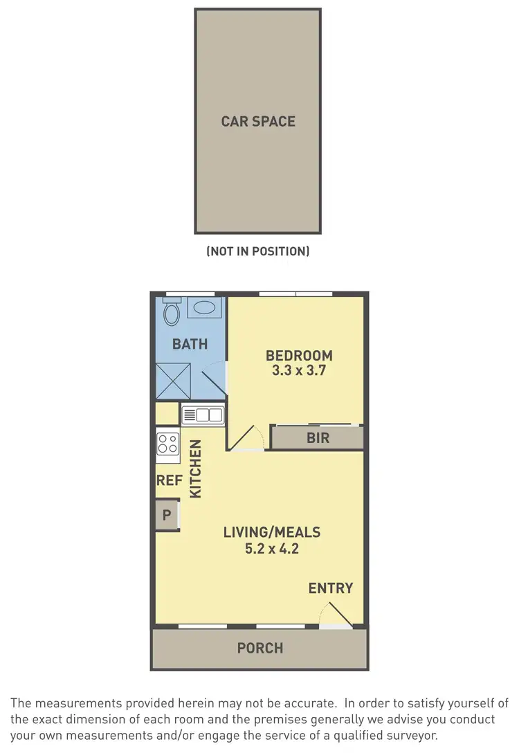 Floorplan of Homely apartment listing, 23/2-4 The Gables, Albion VIC 3020