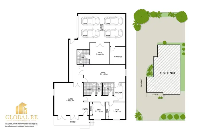 Floorplan of Homely house listing, 43 AND 45 Chamberlain Street, Campbelltown NSW 2560