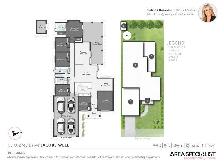 Floorplan of Homely house listing, 16 Osprey Drive, Jacobs Well QLD 4208