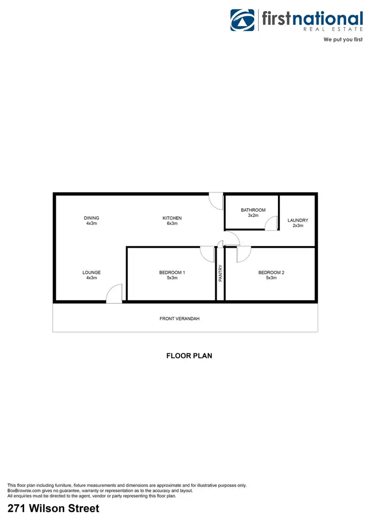 Floorplan of Homely house listing, 271 Wilson Street, Broken Hill NSW 2880