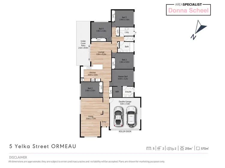 Floorplan of Homely house listing, 5 Yelka Street, Ormeau QLD 4208