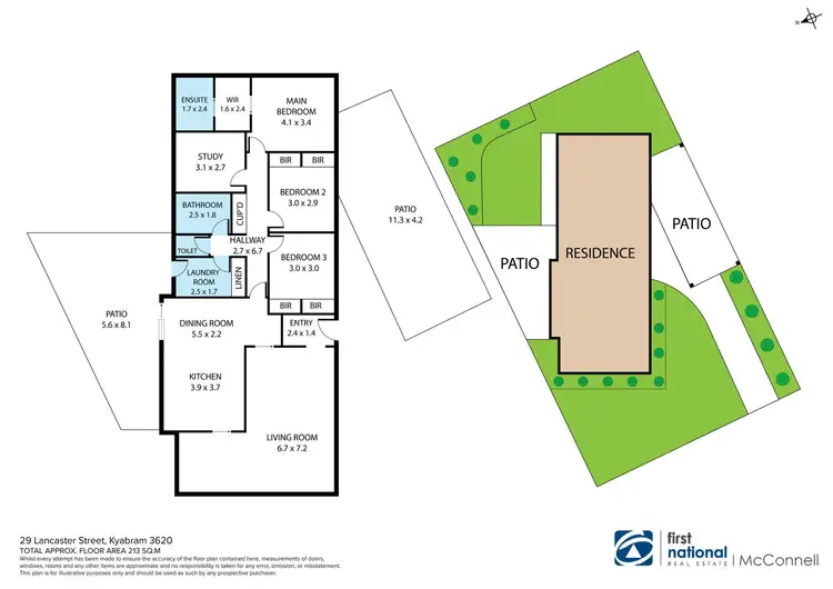 Floorplan of Homely house listing, 29 Lancaster Street, Kyabram VIC 3620