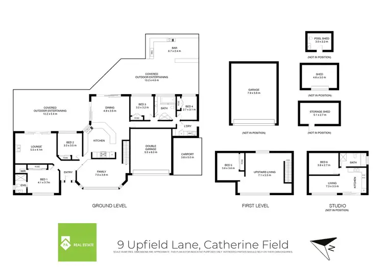 Floorplan of Homely house listing, 9 Upfield Lane, Catherine Field NSW 2557