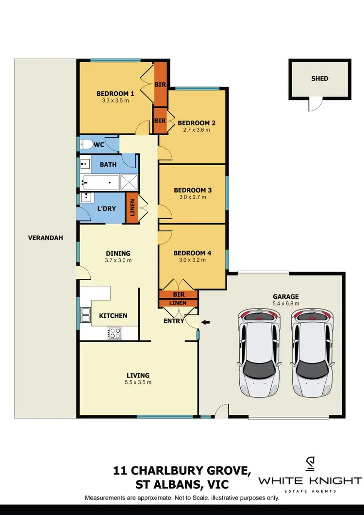 Floorplan of Homely house listing, 11 Charlbury Grove, St Albans VIC 3021