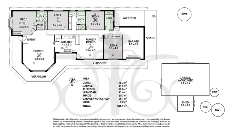 Floorplan of Homely house listing, 16 & 17 Albert Place, Murray Bridge SA 5253